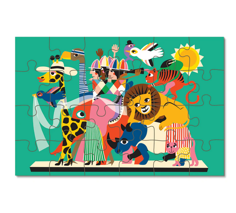 24 PIECE KIDS PUZZLE - ANIMAL CARNIVAL